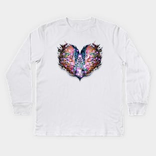 Heart of Shiva Kids Long Sleeve T-Shirt